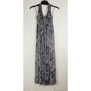 Express snakeskin print halter maxi dress Size small Maximal Classic Edgy